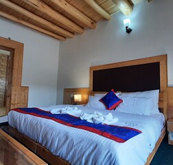 Wooden Room With Mountain View