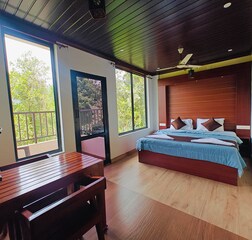 Bedroom 1 with balcony