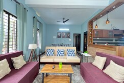 BeachHaus 1: 10MinCliff AC 2BHK flat in 4BHK House, Varkala