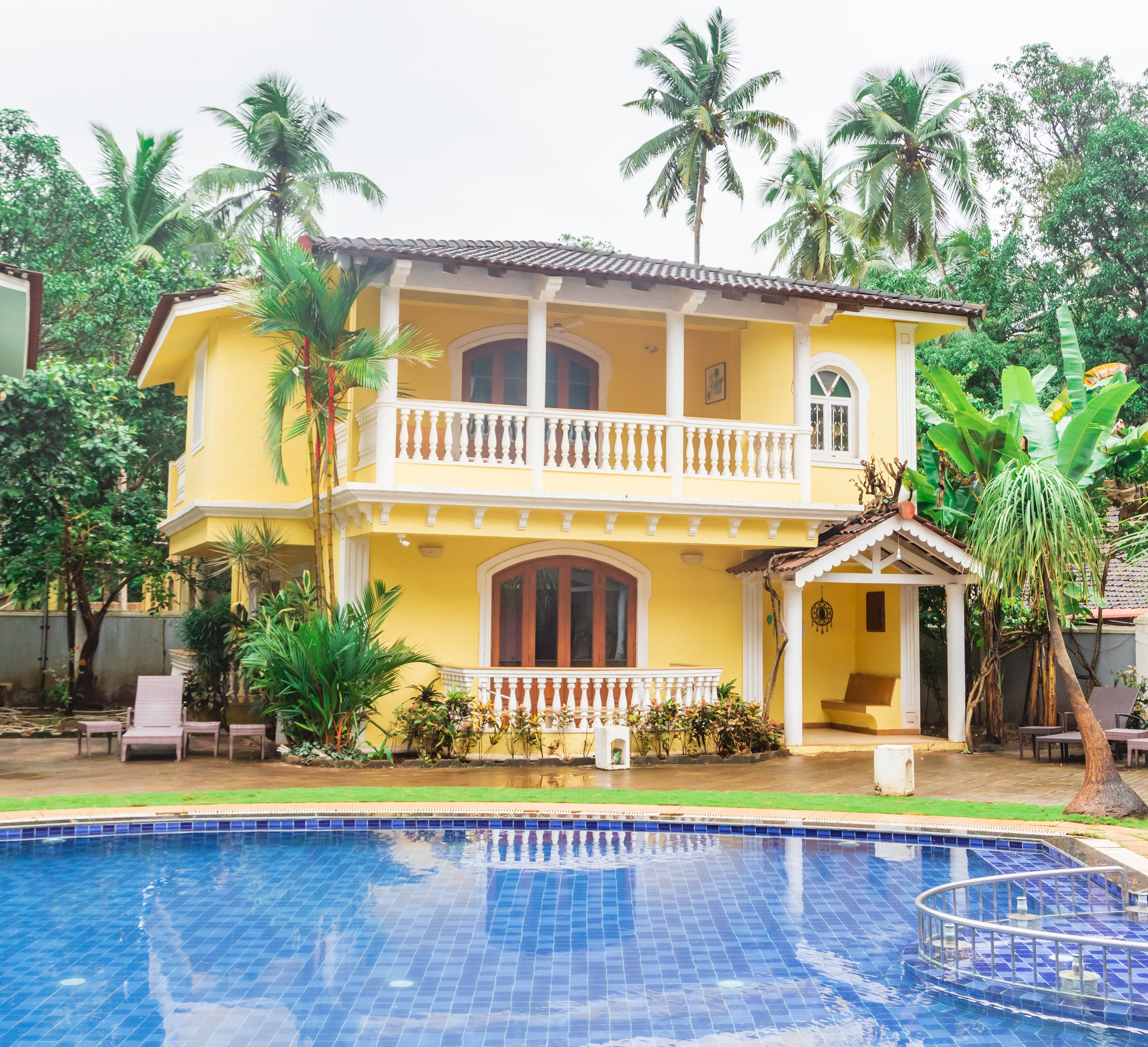 Rendezvous Goa 3BHK Shared Pool Villa by Cherry Blossom - Tap to explore photos