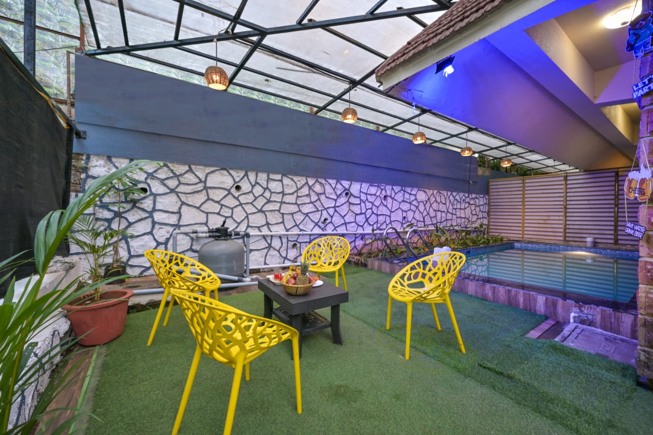 Taos Villa 3BHK with Pvt Pool By Staymatic Villa's - Tap to explore photos