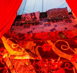 Basic Tents with a Mountain View