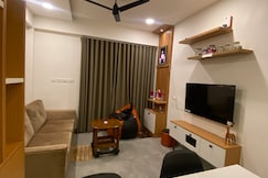 Cozy 1bhk Flat with Gym Near Beach  Kazhakootam, Varkala