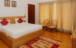 Double bed room with balcony