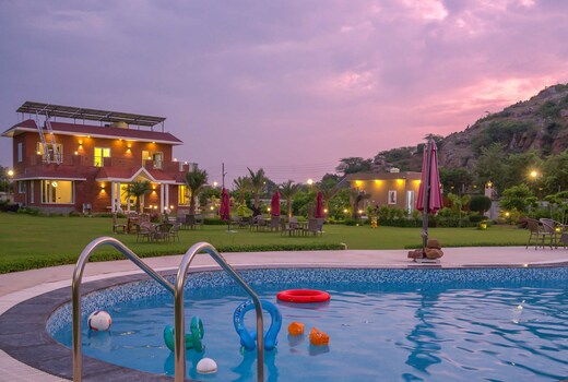 StayVista at Hillside Paradise w/ Outdoor Pool