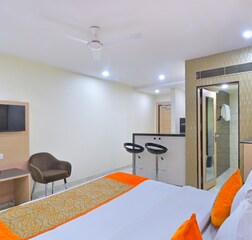 Room with kitchenette & Attached Balcony - City View