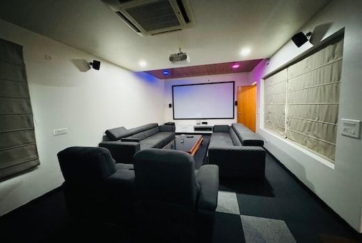 Penthouse with Theatre Bar Counter Bedroom