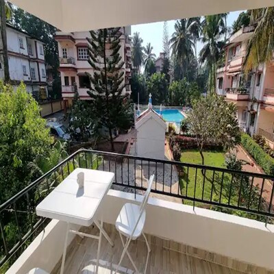2bhk beach resort with pool Calangute baga - Tap to explore photos