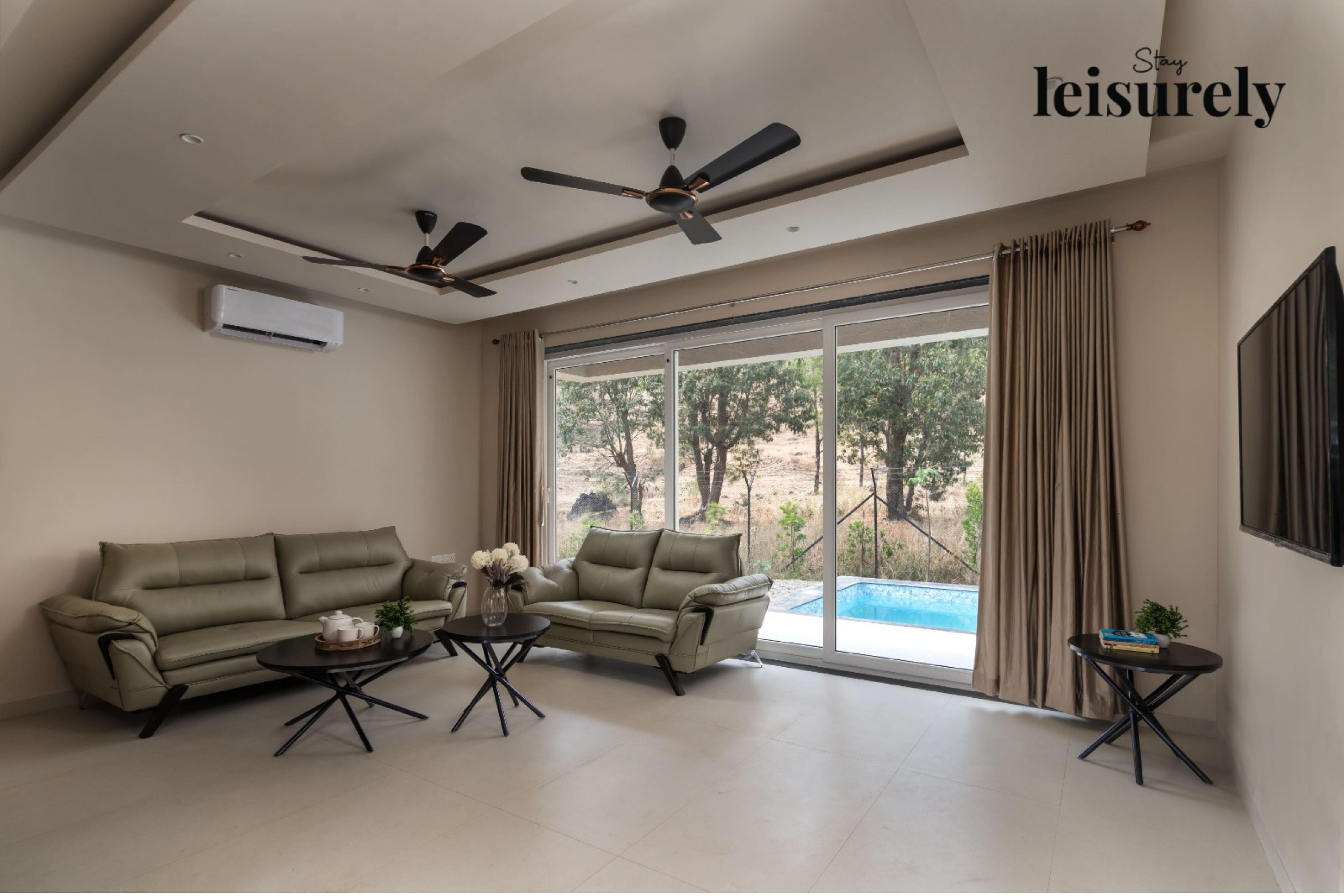 Stay Leisurely Terra and Timber 4BHK, Igatpuri - Tap to explore photos