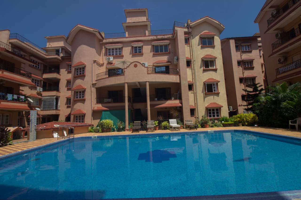 J.S 1 BHK Apartment with Common Pool - Tap to explore photos