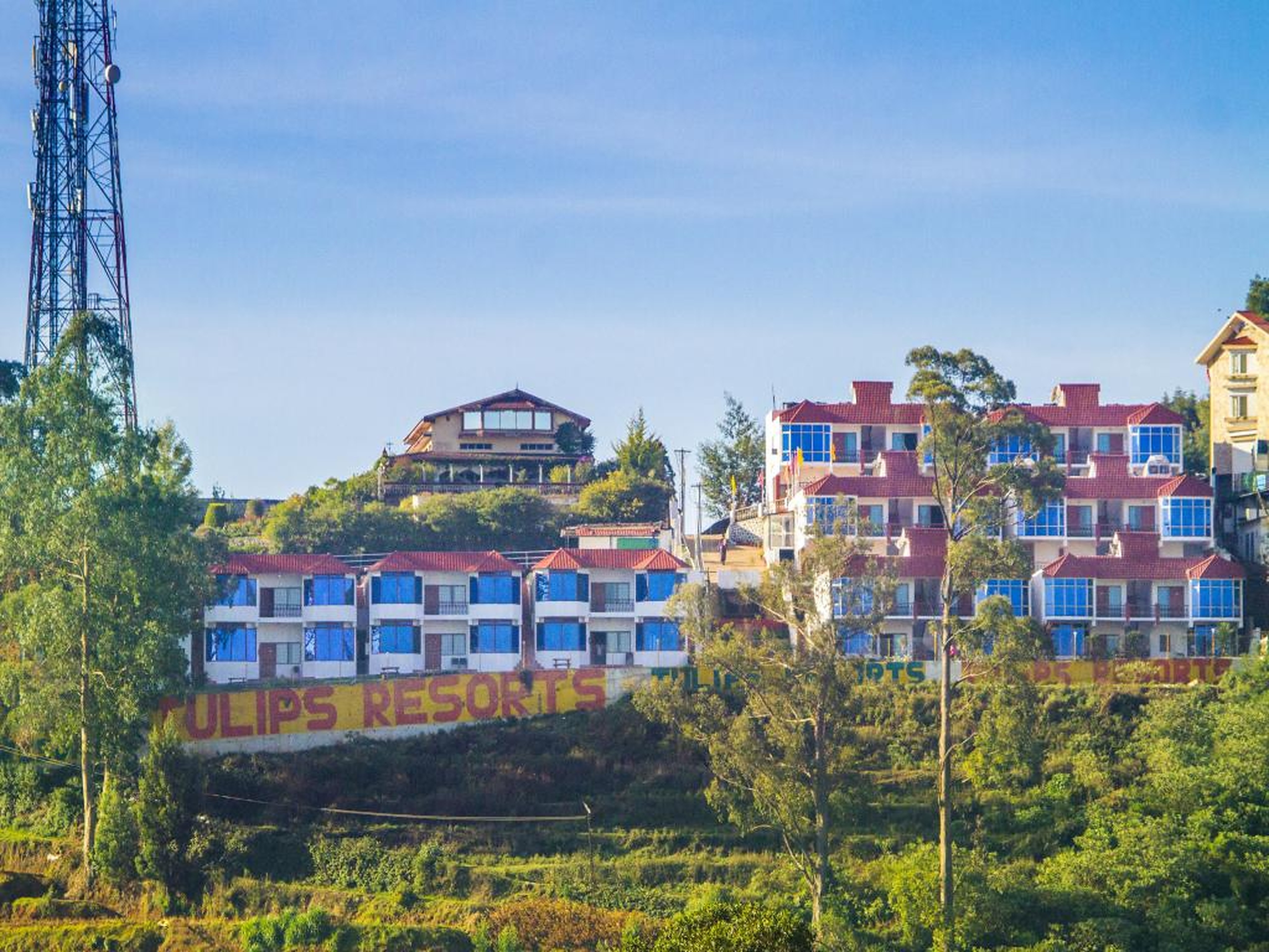 house on the hill tulip rompers＆bonnet Address of Tulips Elkhill