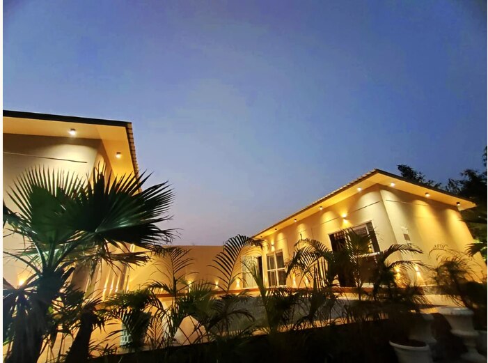 Shaw's 4BHK Luxurious Green Escape by GRB - Tap to explore photos