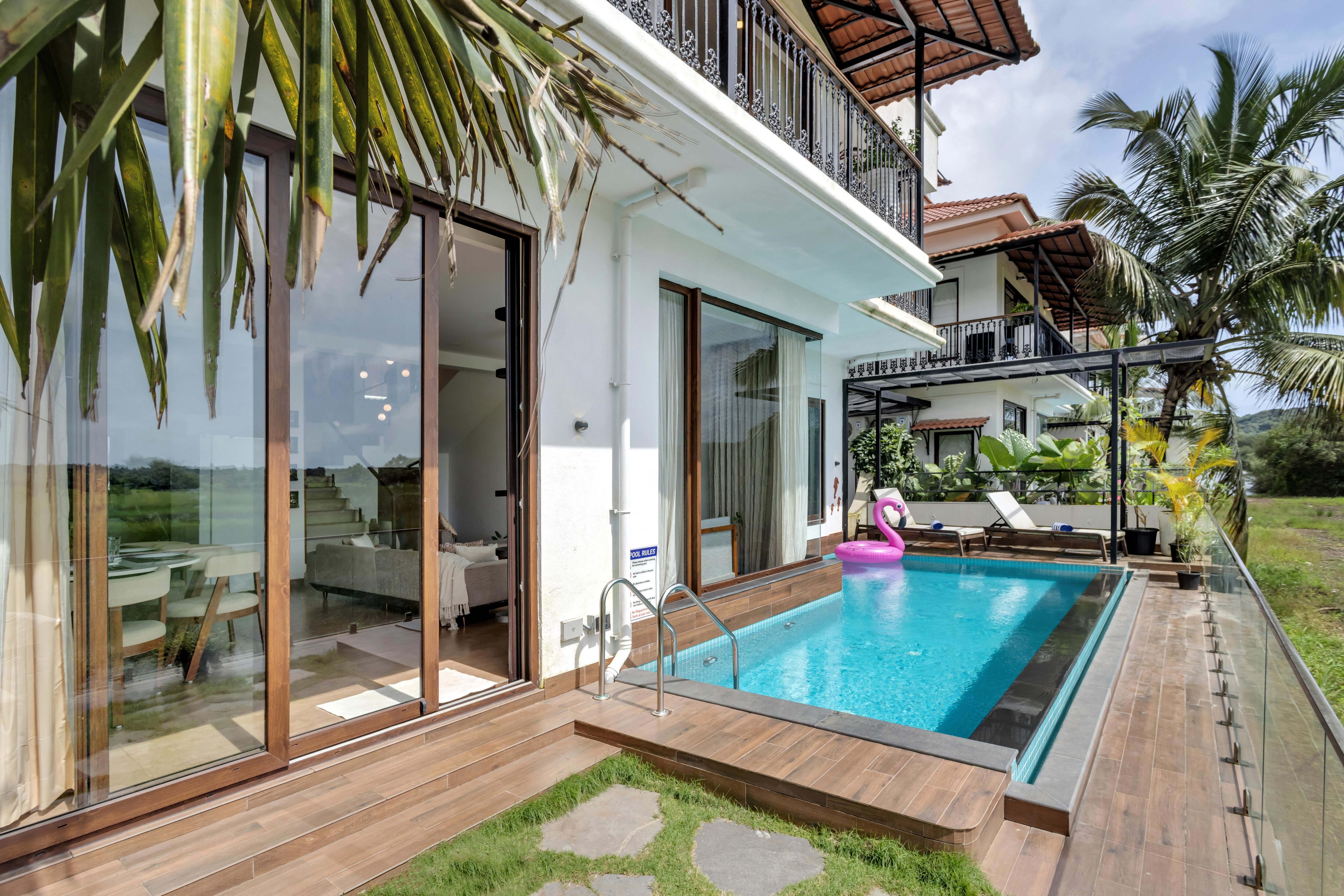 Hireavilla | Villa Marigold - Luxury 4BHK Pool Villa with Sunset View - Tap to explore photos
