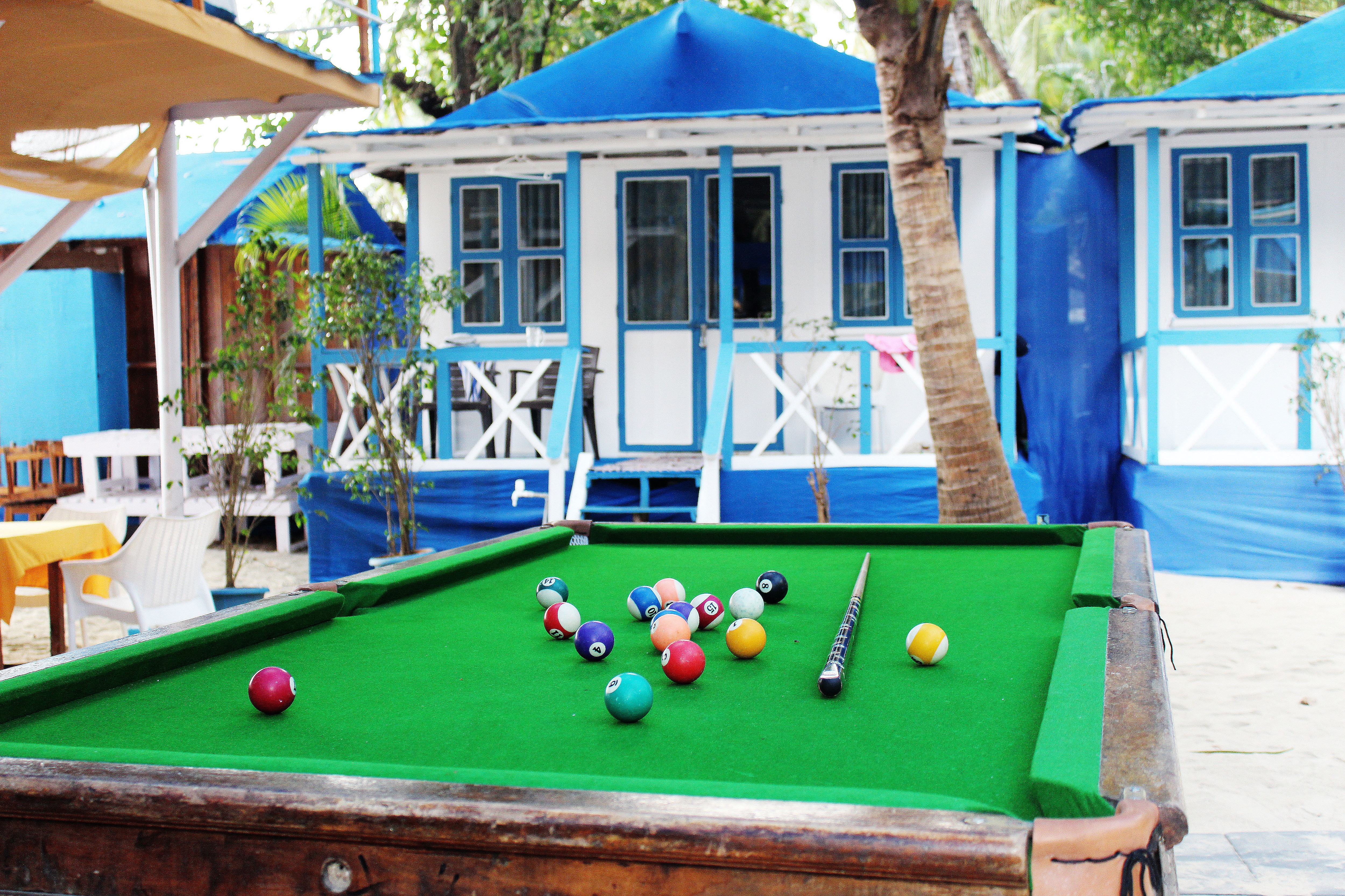 Cafe blue in Palolem - Tap to explore photos