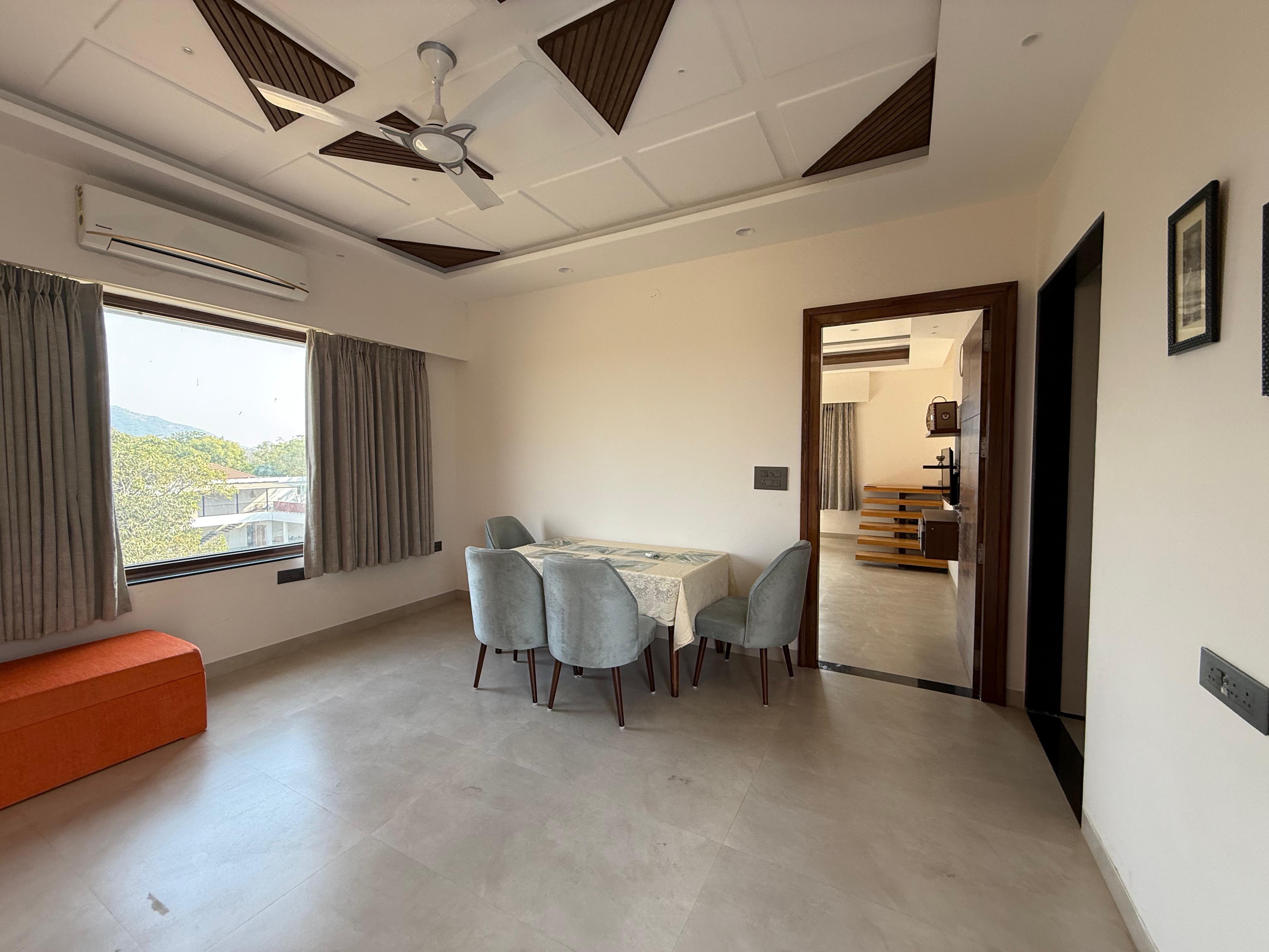 Sky Villa |Entire 1 BHK Penthouse with Infinity Pool - Tap to explore photos