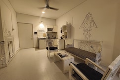 Casa Vibe 1 Bhk Aesthetic apartment  Vagator beach, Goa