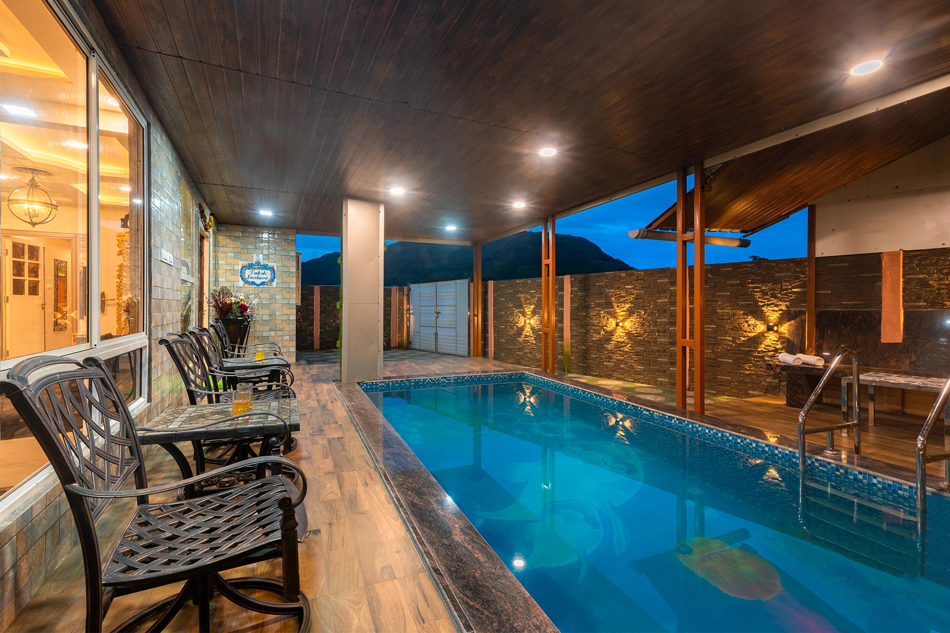 'Daksh Enclave Lonavala Premium Pool Villa by VOYE HOMES - Tap to explore photos