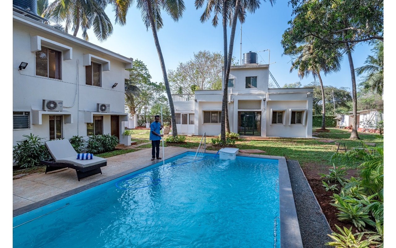 SaffronStays Gaia Pool villa - Tap to explore photos