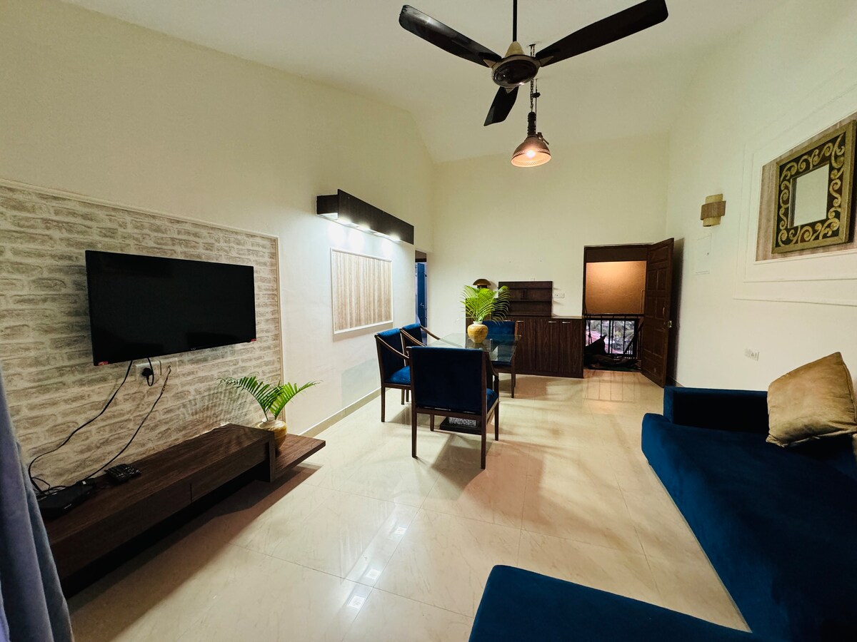 Boutique 2BR Flat Near Baga Beach - Tap to explore photos
