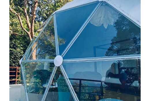 Luxury Tree Glamping Dome Woodpecker coffee estate