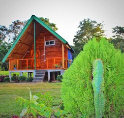 Wooden Cottage Air Conditioned