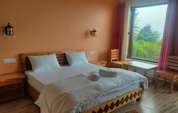 Double rooms with mountain and garden view