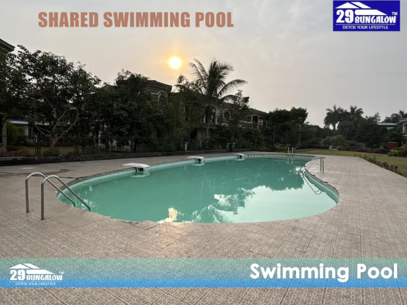 Casa Greenwood Pure Veg Villa-Common Pool - Tap to explore photos