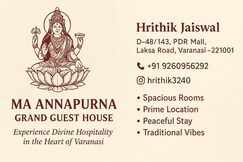 Maa Annapurna grand guests house., Varanasi