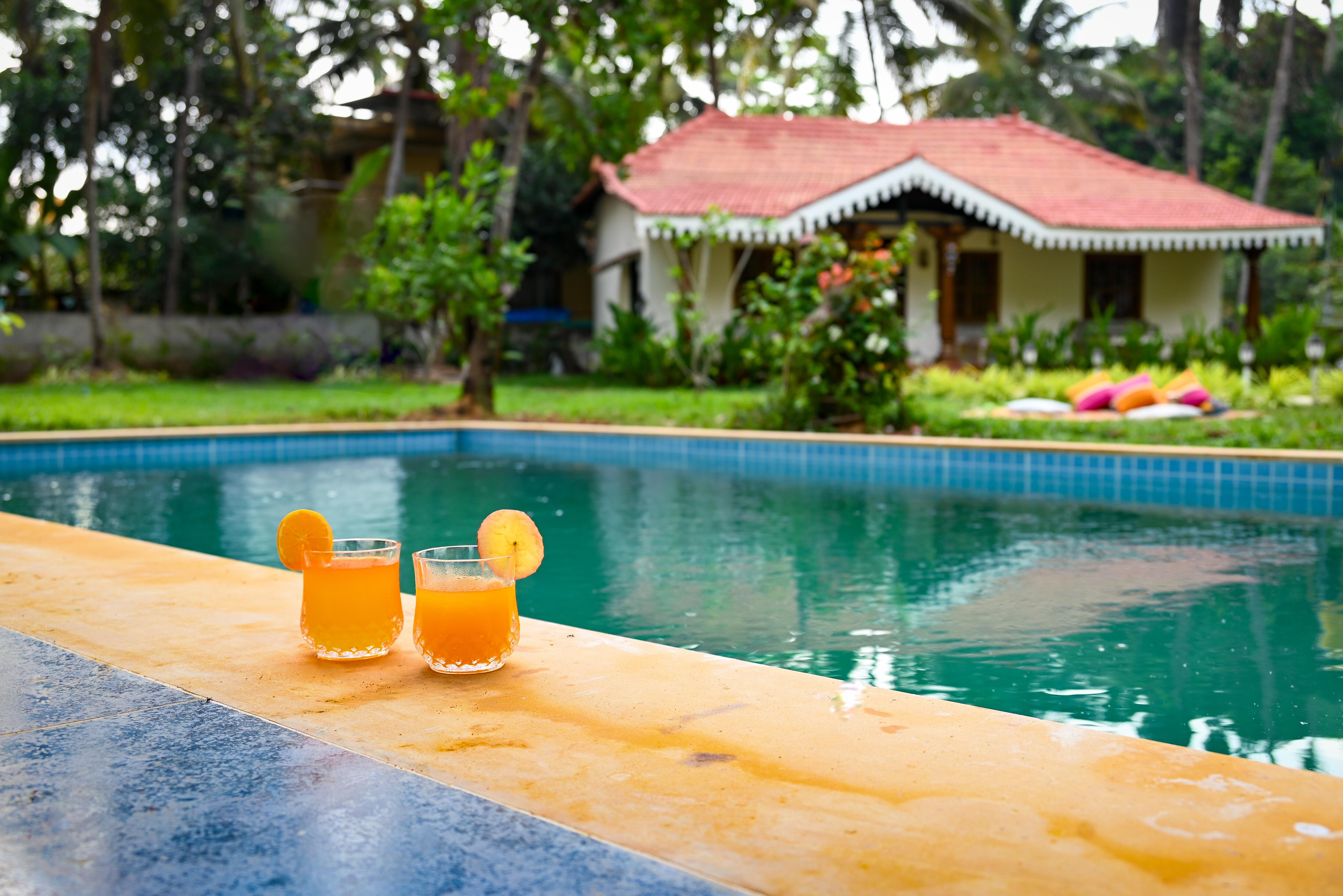 White serenity classic villa 2BHK Udupi near beach - Tap to explore photos