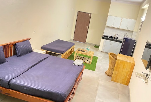 GoBravo Studio Luxe Apartment with Kitchen wifi LED Near Airport