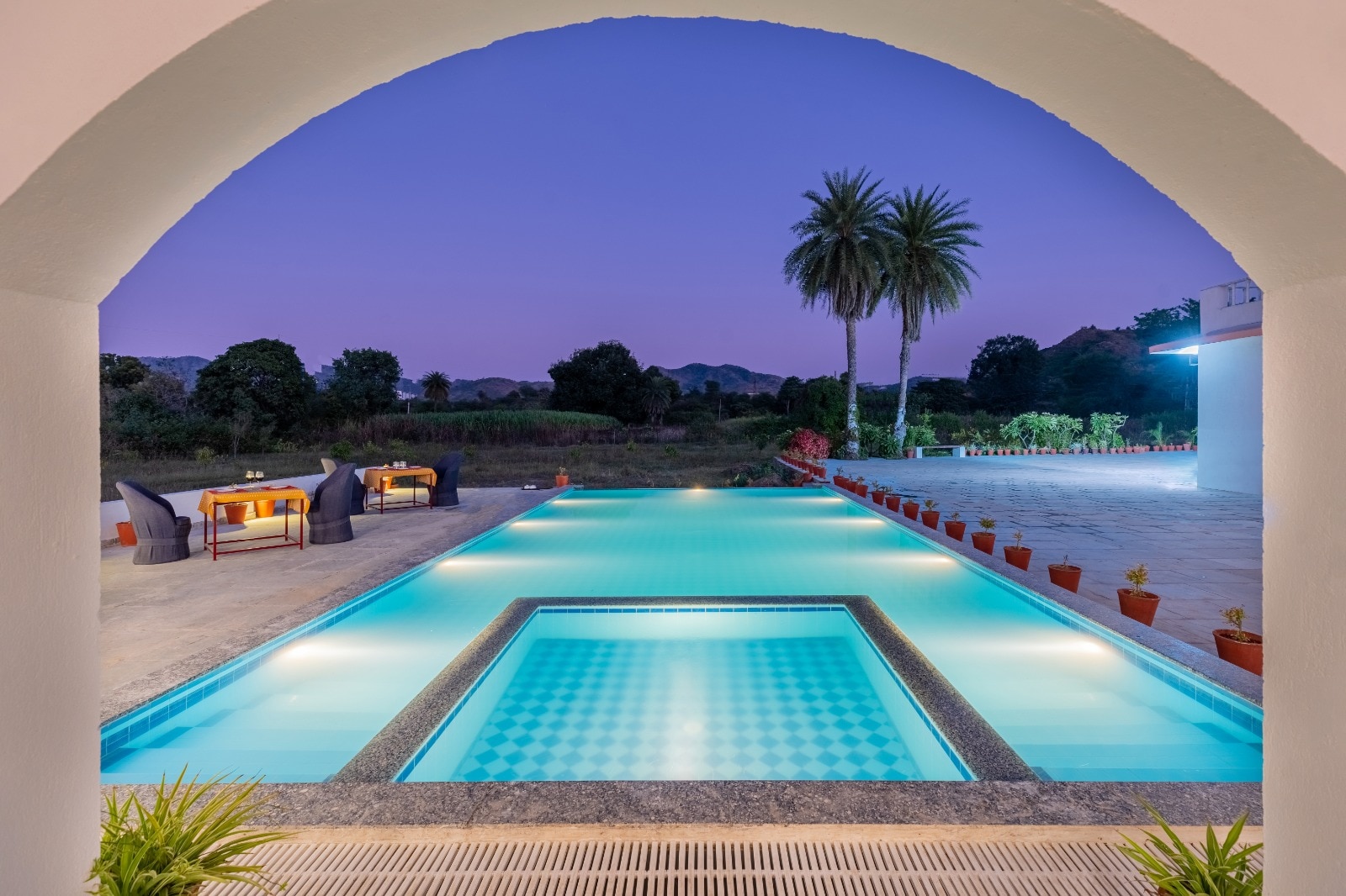 Jass Bagh Home stay Udaipur With Bonfire And Pool - Tap to explore photos
