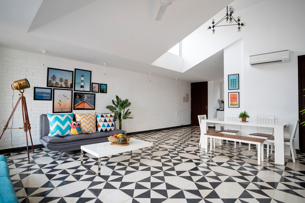 The White Wish | 2BHK Candollim  - By Homestay DaDDy - Tap to explore photos
