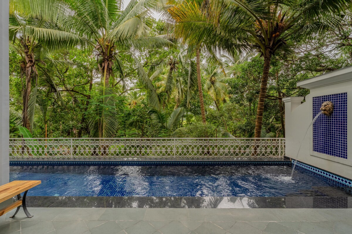 Staymaster CranberryCorner | Huge Pool |3BH Baga - Tap to explore photos