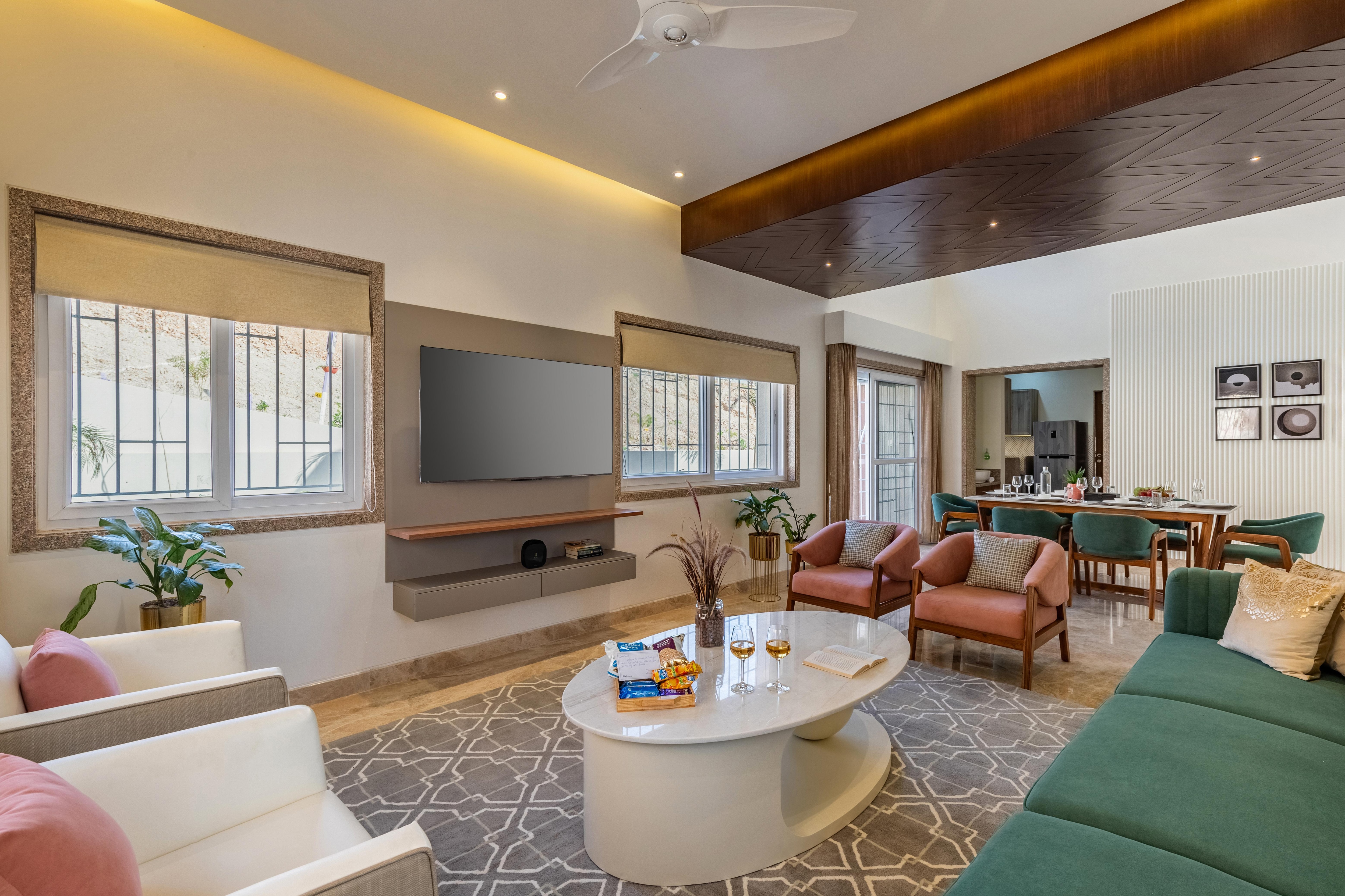 ELIVAAS Luxe 3 BHK with Swimming Pool | Shourya Eden - Tap to explore photos