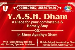 Hotel Yash Dham/ Walking Distance To Ram janamBhumi, Ayodhya
