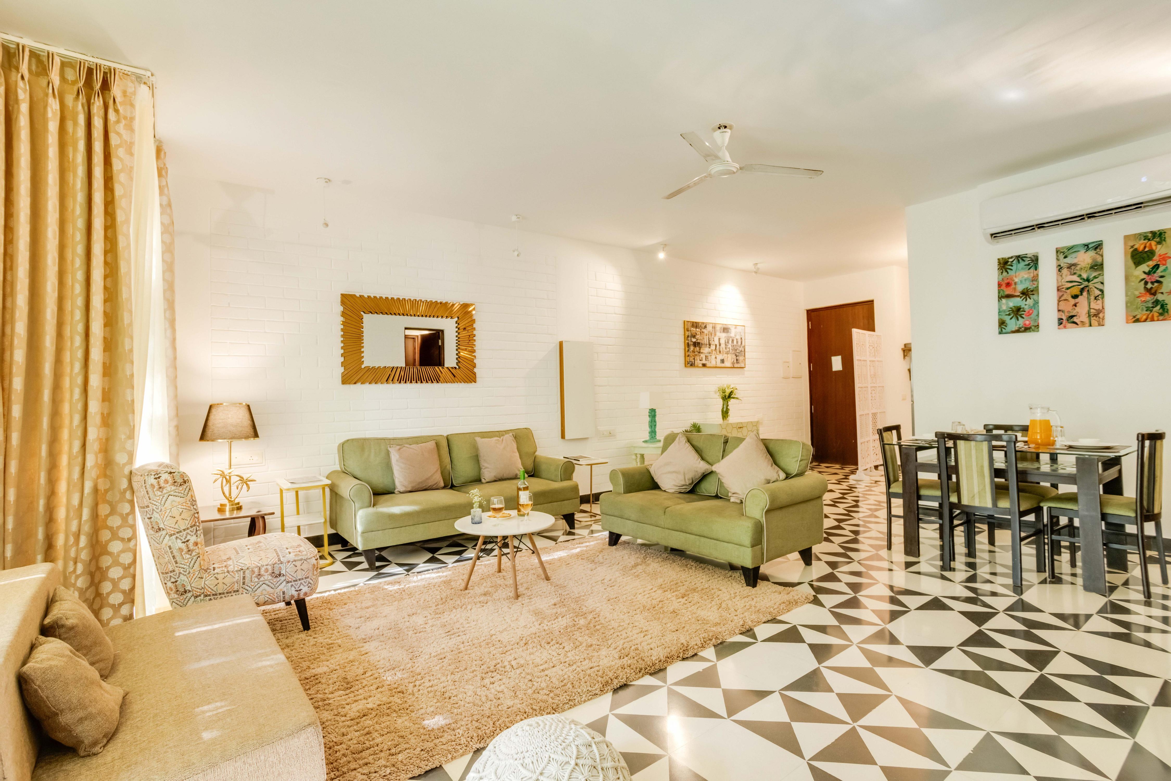 Modern Tropical 2BHK | Near Beach | Pool & Garden | Hireavilla - Tap to explore photos