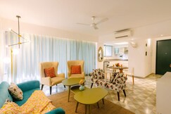 Modern 2BR Apt Nr Candolim Beach Pool Da Alohas, Goa