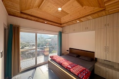 Stylish room in a home with scenic views, Sattal