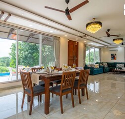 Living Room & Dining Area