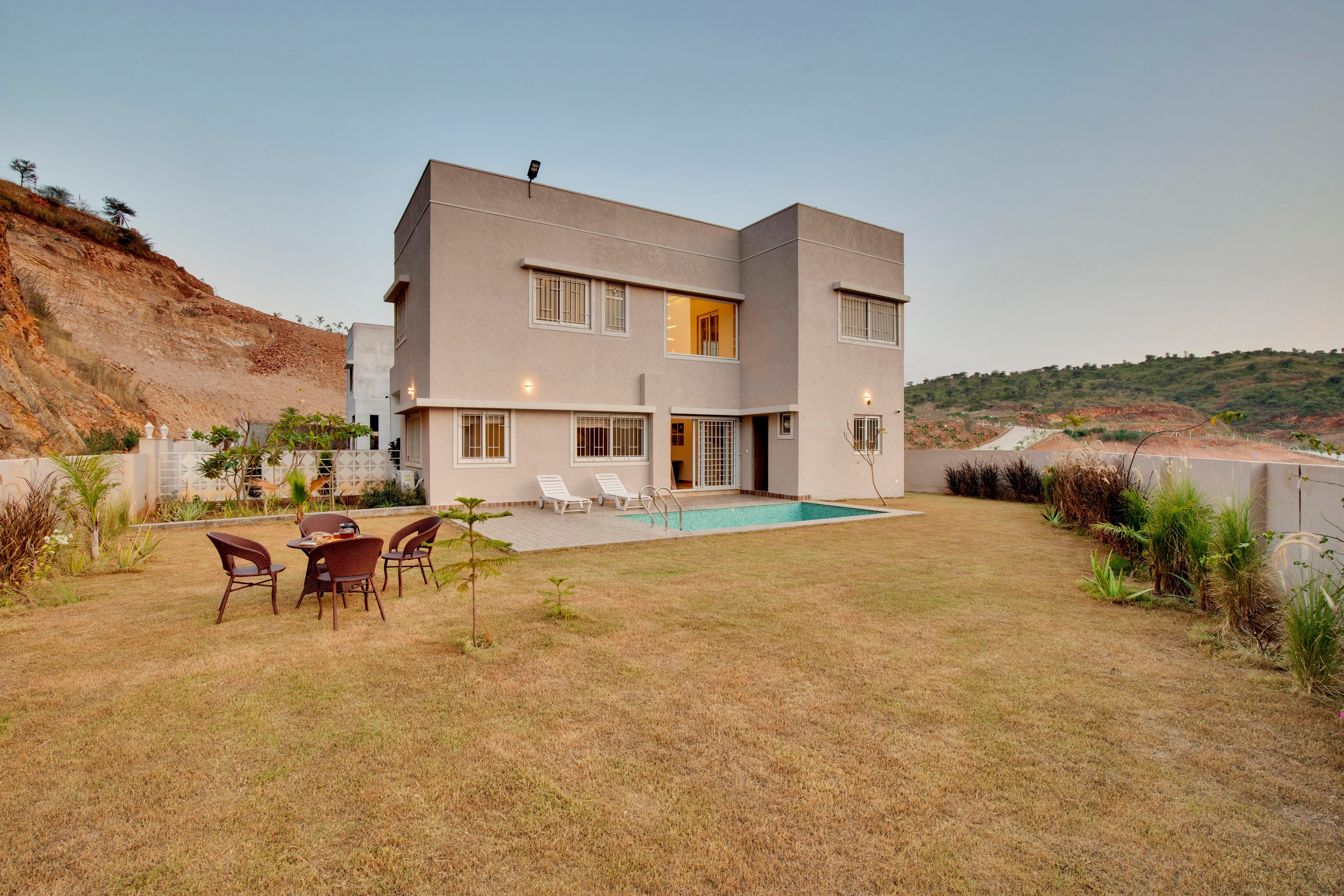  Exclusive 2 BHK Villa with Pvt Pool in Udaipur By Elilux - Tap to explore photos