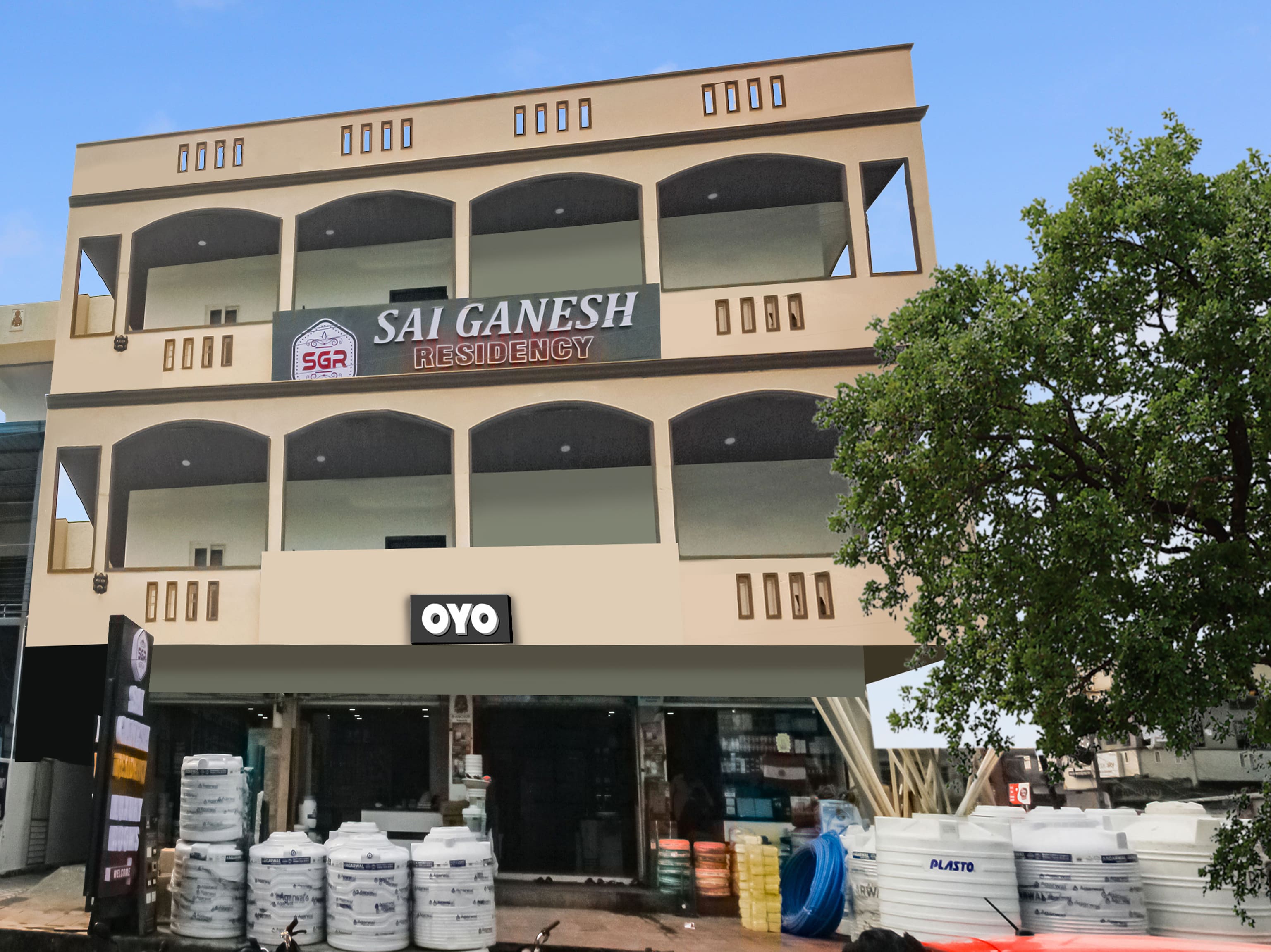 Hotel O Sai Ganesh Residency - Tap to explore photos