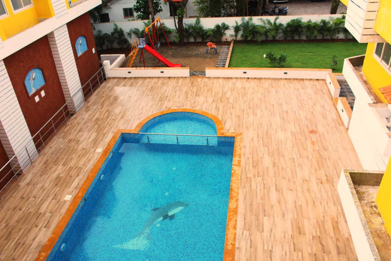 Ocean Vista Comfy 1bhk in Vagator - Tap to explore photos