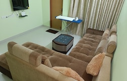 Living Space With Balcony