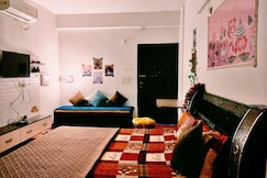 Vrinda Vihar | Studio 1 | Kitchen | Balcony, Vrindavan