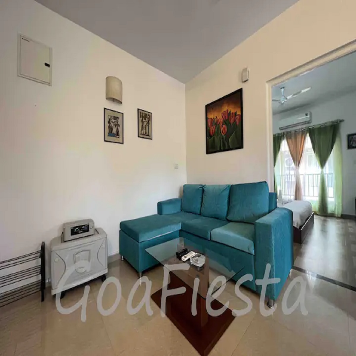 GoaFiesta-150 MBPS HiSpd Broadband 1 BHK near Baga - Tap to explore photos