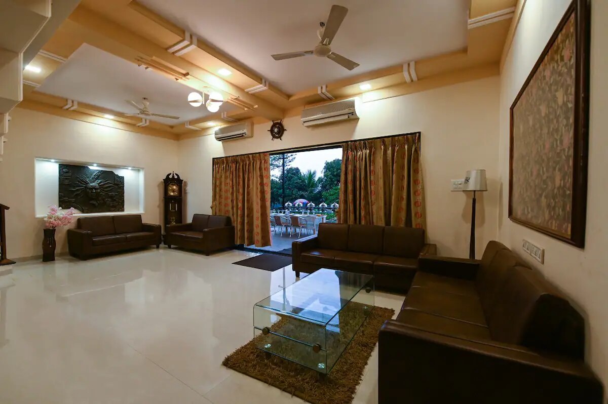 Frangipani | 4 BHK Riverfront Pool Villa - Tap to explore photos