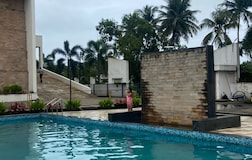 Bedroom 1 with swimming pool