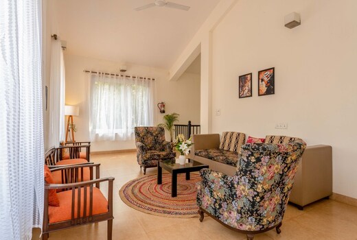 Humble Rock Blue and Yellow 3 BHK Villas Candolim by Mangrove Stays