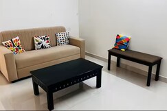 Cozy 2bhk apartment near airport, Chennai
