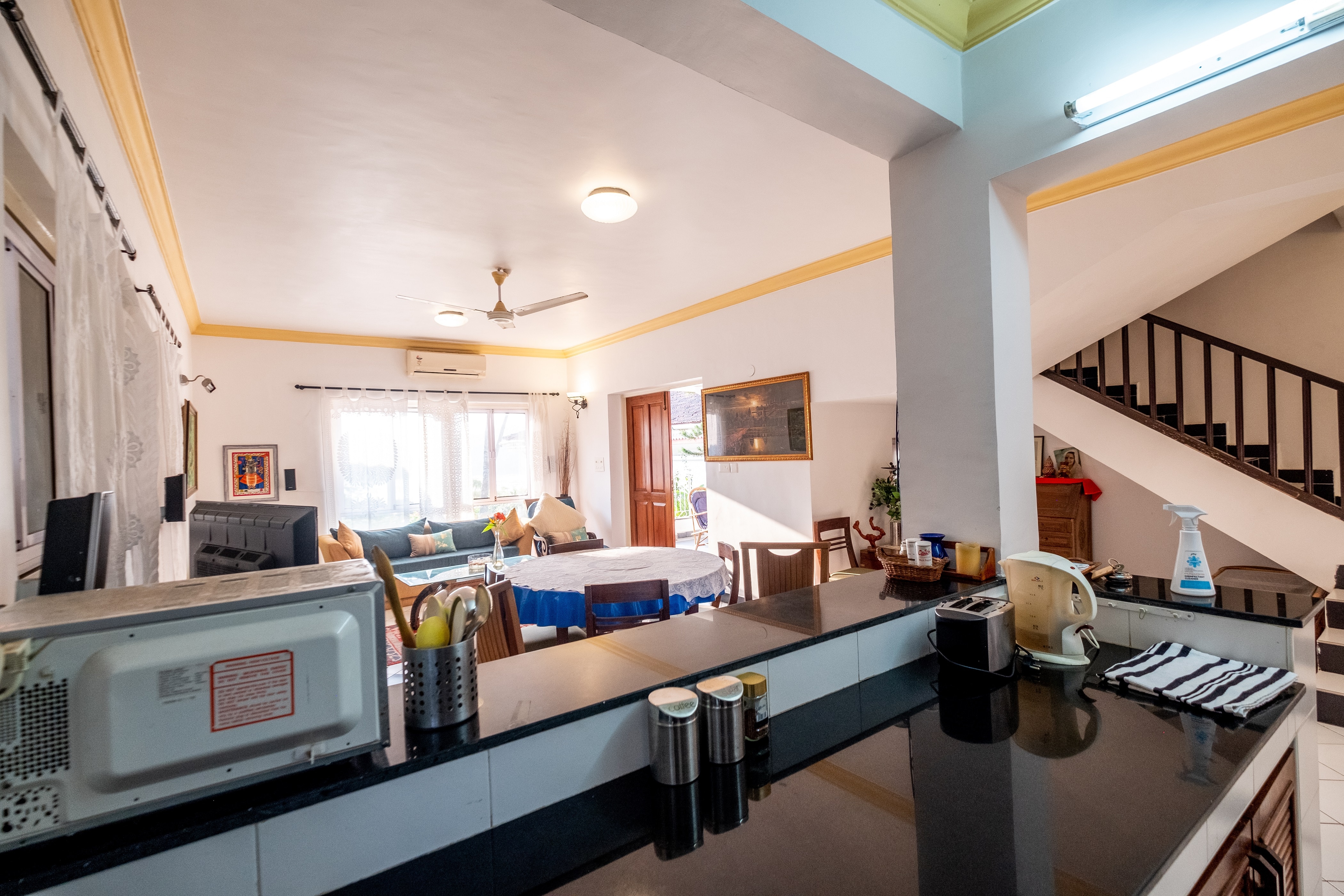 Villa Casablanca | River-touch 3bhk by the beach - Tap to explore photos